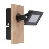 Globo JOYA Wall Light LED Light wood, black, 1-light source