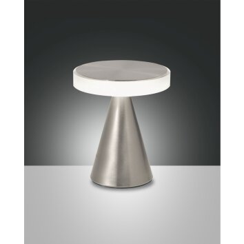 Fabas Luce NEUTRA Table Lamp LED matt nickel, 1-light source
