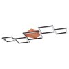 Globo KURIO Ceiling Light LED black, 1-light source