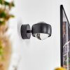 Sapri Wall Light black, 1-light source