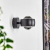 Sapri Wall Light black, 1-light source