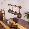 Imana Pendant Light Light wood, black, 4-light sources