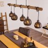 Imana Pendant Light Light wood, black, 5-light sources