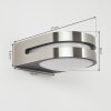 Tordillos Outdoor Wall Light LED chrome, 1-light source