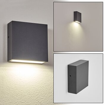 Spidern Outdoor Wall Light LED anthracite, 1-light source