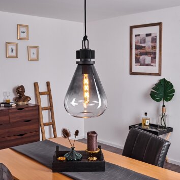 Coapilla Pendant Light black, 1-light source