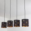 Trasancos Pendant Light black, 4-light sources