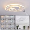 Panchita Ceiling Light LED white, 1-light source, Remote control