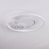 Panchita Ceiling Light LED white, 1-light source, Remote control