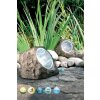 Globo SOLAR stone light set LED grey, 3-light sources