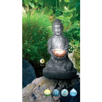 Globo SOLAR solar light LED grey, copper, 1-light source