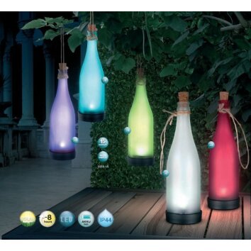 Globo SOLAR 15-piece solar light set LED colourful, 1-light source