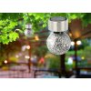 Globo solar light LED stainless steel, 1-light source