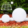 Solar light balls LED stainless steel, 2-light sources