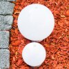 Solar light balls LED stainless steel, 2-light sources