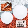 Solar light balls LED stainless steel, 2-light sources