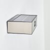 outdoor wall light LED matt nickel, 1-light source
