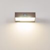 outdoor wall light LED matt nickel, 1-light source