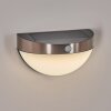 PORI outdoor wall light LED chrome, 1-light source, Motion sensor