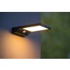 Lucide BASIC Outdoor Wall Light LED black, 1-light source, Motion sensor