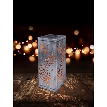 Globo REX Solar Light LED silver, 1-light source