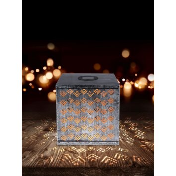 Globo REX Solar Light LED silver, 1-light source