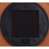 Globo REX Solar Light LED rust-coloured, 1-light source