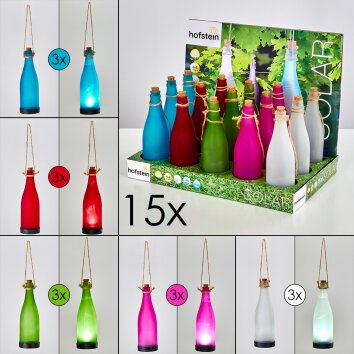 TINK Set of 15 solar lights LED colourful, 1-light source