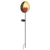 Globo  solar light LED red, black-gold, 1-light source