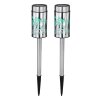 Globo  solar light LED stainless steel, 2-light sources, Colour changer
