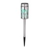 Globo  solar light LED stainless steel, 2-light sources, Colour changer