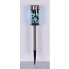 Globo  solar light LED stainless steel, 2-light sources, Colour changer