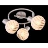 Globo WILLY Ceiling Light matt nickel, 3-light sources