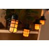 Globo  solar light string LED black, 100-light sources