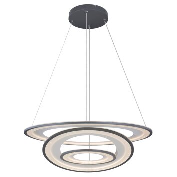 Globo TORRELLE Pendant Light LED black, 1-light source, Remote control