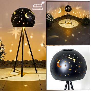 Paralia solar light LED black, 1-light source