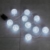 REDDING Solar fairy light LED white, 10-light sources
