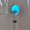 LODZ solar light blue, black, 1-light source