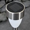 GORIZIA solar light LED stainless steel, 3-light sources