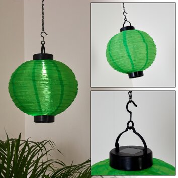 LEOGANG Pendant Light LED green, black, 1-light source