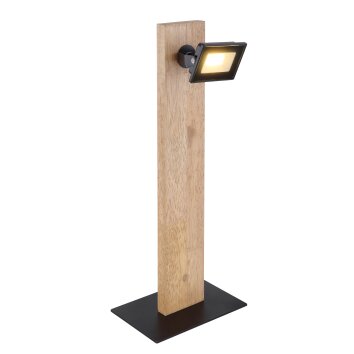 Globo JOYA Table lamp LED Light wood, black, 1-light source