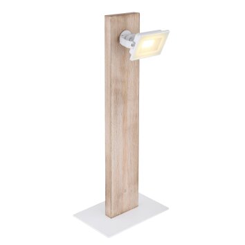 Globo JOYA Table lamp LED Light wood, white, 1-light source