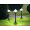 Globo Set of 3 solar lights LED black, 1-light source