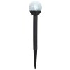 Globo Set of 3 solar lights LED black, 1-light source