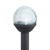 Globo Set of 3 solar lights LED black, 1-light source