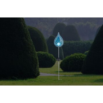 Globo solar light LED silver, 1-light source