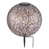 Globo solar light LED silver, 1-light source