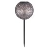 Globo solar light LED silver, 1-light source
