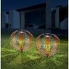 Globo solar light LED silver, 1-light source