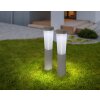 Globo Set of 2 solar lights LED grey, 1-light source
